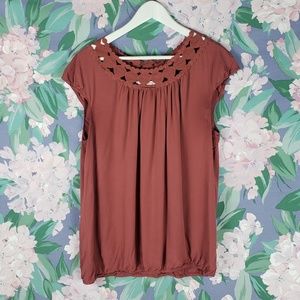 Nude Laced Blouse 👕